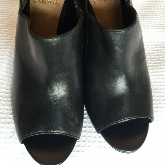 NEW Vince Camuto Women's 9.5 Leather High Heels Shoes - Picture 2 of 5